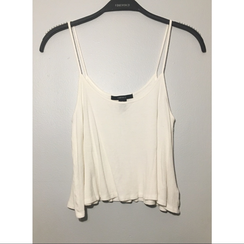 Forever 21 White Crop Top